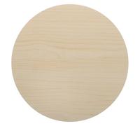 LOORGVEL Tablero de Mesa Redondo de Madera Maciza Gruesa 30 Cm, Superficie Resistente Beige, Tapa de Repuesto para Mesa Auxiliar y Comedor, Fácil de Limpiar, Adecuado para Hogar y Oficina