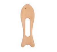 LOORGVEL Tablero Gua Sha de Madera para Masaje Terapéutico Raspador Corporal Suave y Pulido Herramienta de Cuidado para Circulación y de Fatiga Fish-shaped