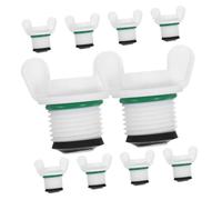 LOORGVEL Tapón de Goma para Botella de Agua Caliente Tapón de Repuesto Doble Junta Compatible Bolsas de Agua Caliente Color Paquete de 10 Unidades Uso Doméstico y Terapias de