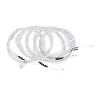 LOORGVEL Termistor Ntc 100K±1% para Impresora 3D Sensor de Temperatura Terminal Xh254 Blanco Resistencia Térmica para Bloque Calefactor y Extrusor Pack de 5 Piezas para Repuesto