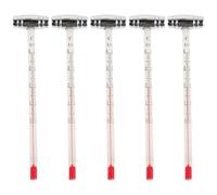 LOORGVEL Termómetro para vino tinto: herramienta para medir la temperatura del vino en la elaboración casera de cerveza - Medidor de temperatura de líquidos - Termómetro para elaborar jarabe de y