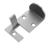 LOORGVEL Tope Limitador de Puerta de Acero Inoxidable Estampado Cierrapuertas Pesado para Portón Izquierdo Mecanismo de Retención y Reducción de Ruido Accesorio Resistente para Uso