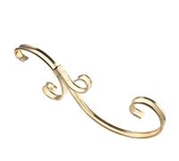 LOORGVEL Valla Decorativa de Acero Inoxidable 304 Dorada, Accesorio Floral Combinado para Barandilla de Balcón, Protección Antirrobo para Ventana y Puerta, Tamaño 160X400 MM, Adecuado para