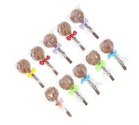 LOORGVEL Varillas Mordedoras para Mascotas Pequeñas 10 Piezas Juguete Masticable para Conejos y Hámster Palitos de para Dentición Segura y Desgaste Dental Color Aleatorio Color Aleatorio