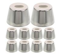 LOORGVEL Virola de repuesto de 50 piezas: Virola de repuesto con mango de madera para cuchillos de cocina. Refuerza el agarre de los cuchillos y los accesorios del mango para chefs profesionales y