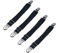 Loosco [4 paquetes de correas el sticas ajustables para botas de mujer y estribos para pantalones con clip extra resistente]