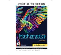 Loose-Leaf for Mathematics for Elementary and Middle School Teachers with Activities, 6th edition