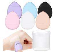 Loose Powder Puff, Makeup Sponge Set, Skin Friendly Long Lasting perfect Lightweight, Puff, Best Travel-Size Makeup Sponge with Case for Loose Powder Application, 3,9 x 3,1 cm
