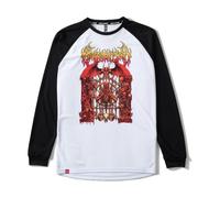 Loose Riders Camisa de manga larga negro/blanco XXL