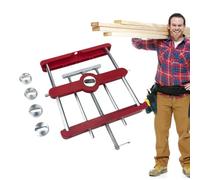 Loose Tenon Joinery Jig - Precision Punch Locator & Drill Guide Positioner Tool | Woodworking Mortise Jig for Home Remodeling, Joinery Work, Gabinets, Furniture Making, Crafting & Building Projects