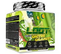 LOOT® - Potenciador de Juego Premium con Fórmula Flow-State® | 50 Porciones (400g) con Cafeína | 20 Ingredientes Activos de Alta Dosis | Refuerza la concentración | Cactus Calamity