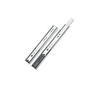 LOOTICH Push to Open Empuje para Abrir Guía del Cajón de Rebote 300 mm con Extensión Completa Cajones Diapositivas Rodamiento de Bolas Guías Telescópica Laterales Capacidad Carga 35kg (1 Juego)