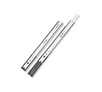 LOOTICH Push to Open Empuje para Abrir Guía del Cajón de Rebote 400 mm con Extensión Completa Cajones Diapositivas Rodamiento de Bolas Guías Telescópica Laterales Capacidad Carga 35kg (1 Juego)