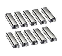 LOOTICH Push to Open Pestillos de Resorte de Acero Pargo Primavera con Cierre a Presión con Acabado en Níquel Automático Capturas para Puerta de Muebles Armario de Cocina Complemento 10 Unidades