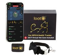 LootPaw Collar GPS para gatos | Rastreador de mascotas para gatos con aplicación y soporte veterinario | Salud y actividad de ubicación de gatos en tiempo real | Rastreador GPS ligero para gatos |