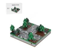 LootPop Sandbox MOC-183062 - Caja de arena en miniatura de la Segunda Guerra Mundial, módulo 5, modelo en cruz (291 piezas)