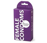 Loovara - Preservativos Femeninos para Mujer x3 Unidades | Caja de Condones sin Latex - Preservativos Finos Sensibles | Condones Femeninos para Mujer | Preservativos Sin Latex Ultrafinos