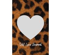 Loovly Paper Leopard Print Notebook 6x9 - 200 White Pages with Subtle Heart Detail: Stylish Aesthetic Journal for Women & Teens