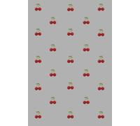 Loovly Paper Minimalist Blank Notebook 6x9 - 200 Numbered White Pages with Cherry Detail: Soft Aesthetic Journal for everyday writing, journaling and creative freedom