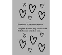 Loovly Paper Self Love Notebook for Women - 200 Numbered White Pages with Heart Detail: Premium Soft Aesthetic Journal for Everyday Writing, Thoughtful Journaling, and Creative Expression