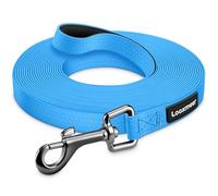 Looxmeer Correa de Adiestramiento 3m-30m Cuerda Perro Impermeable para Camping y Paseo, Azul