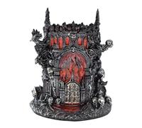 LOOYAR Dante's Inferno - Soporte para bolígrafos y decoración de acuario, diseño de castillo de resina
