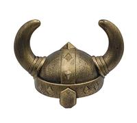 LOOYAR Vikingos Edad Media Medieval Vikingo Cuernos Casco Vikingo Berserker Soldado Guerrero Traje Sombrero Sallet Juguete Adulto para Batalla Jugar Halloween Cosplay LARP