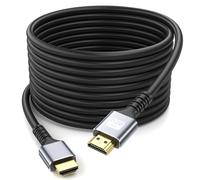 looyotul 4k Cable HDMI 12m de Ultra Alta Velocidad HDMI 2.0 Cable 4K@60Hz Conector Dorado 18gbps, Cable HDMI 3D Arc ethernet,Para Computadoras,Proyector,Monitoreo,HDTV,Xbox,PS4/PS5 (Plateado)