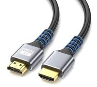 looyotul 4k Cable HDMI 5m de Ultra Alta Velocidad HDMI 2.0 Cable 4K@60Hz Conector Dorado 18gbps, Cable HDMI 3D Arc ethernet,Para Computadoras,Proyector,Monitoreo,HDTV,Xbox,PS4/PS5 (Plateado)