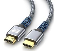 looyotul 8k Cable HDMI 3m ultra alta velocidad HDMI 2.1 Cable 8K@60HZ 4K@120HZ Línea 48 Gbps para tvad,ps4,ps5,Monitor laptop,xbox,hdcp 2.2 y 2.3,soporte hdr,earc,ethernet,dolby.(Plateado)