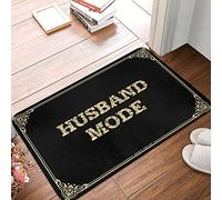 LOP Alfombra antifatiga absorbente e impermeable para cocina, modo marido, antideslizante, para el suelo del hogar (65 x 90 cm)