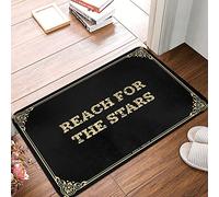 LOP Alfombra de ducha lavable y esponjosa para el alcance de las estrellas, antideslizante, ideal para la entrada, la habitación de los niños, zona de juegos (40 x 60 cm)