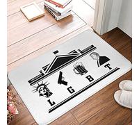 LOP Banger-lgbt-liberty Guns Beer - Alfombrilla de ducha personalizada antifatiga para el hogar (65 x 90 cm)