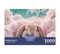 Lop-Eared ConejoJigsaw Puzzles for Adults 1000pcs Age 12+ for Adults Educational Games Home Beautiful Decoration Birthday Gifts38x26cm/1000pcs