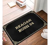 LOP Felpudo de verano Reagan Bush 84 | Alfombra antideslizante lavable para baño, ideal para decoración de suelo de otoño al aire libre en casa y oficina (50 x 80 cm)