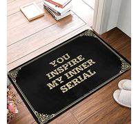 LOP You Inspire My Inner Serial - Alfombrillas de baño antideslizantes para el hogar (65 x 90 cm)