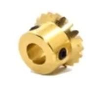 LOPAKACTAG 2 piezas 1:1 Engranaje cónico de latón 0,4 M,5,8, 1, 12, 15, 18, 20, 24, 25 y 30 dientes, engranajes ángulo engrane 90 grados, diámetro interior 6/8 mm(Bore 8mm,0.5M25T)