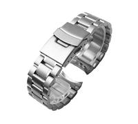 LOPAKACTAG Correa de acero inoxidable 20 mm y 22 for Casio EDIFICE EFV-540, 500, EFS-S510, EFB-650, EQB-501, EFR-303L/303D(3105 silver,20mm)