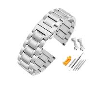 LOPAKACTAG Correa de acero inoxidable 20 mm y 22 for Casio EDIFICE EFV-540, 500, EFS-S510, EFB-650, EQB-501, EFR-303L/303D(3101 silver,20mm)