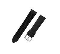LOPAKACTAG Correa de lona caucho for reloj H-IRSCH (18 mm, 19, 20, 21 y 22 mm) nailon liberación rápida(Black Black,22mmx20mm)