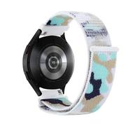 LOPAKACTAG Correa de nailon for Garmin Forerunner 55, 165, 265, 965 y 255 Active 5, Vivomove Trend, Vivoactive Venu 3/2(Camouflage white,22mm)