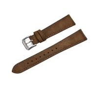 LOPAKACTAG Correa de reloj cuero vintage 18 mm, 19, 20 y 22, correa repuesto gamuza suave liberación rápida for hombres mujeres, clásica retro(Brown,20mm)