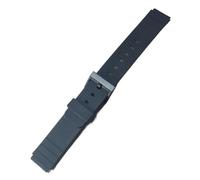 LOPAKACTAG Correa de reloj goma negra 16 mm for Casio MQ-24, MQ-58, MQ-59 y MQ-76, pulsera deportiva silicona resistente al agua for hombre mujer