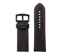 LOPAKACTAG Correa de reloj nailon 20/21/22/23/24 mm for TAG Heuer F1 Aquaracer Tudor Black Bay Hamilton IWC Mark, correas impermeables liberación rápida(Black Orange-Black,22mm-width)