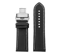 LOPAKACTAG Correa de reloj nailon 20/21/22/23/24 mm for TAG Heuer F1 Aquaracer Tudor Black Bay Hamilton IWC Mark, correas impermeables liberación rápida(A-Black white-Silver,21mm-width)