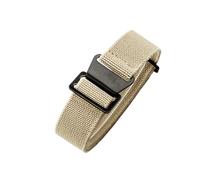 LOPAKACTAG Correa de reloj nailon paracaídas, elástica, transpirable, lona y, for Tudor Black Bay, con pequeñas flores rojas, for la serie Bronze, 18, 20 22 mm(Khaki-Black,22mm)