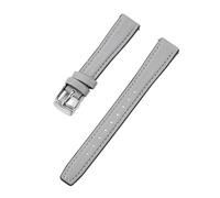 LOPAKACTAG Correa de reloj piel vaca ultrafina 10 mm y 12, correa fina 14 16 for SEIKO SSVW165 for mujer, Lola Rose, con herramienta(Grey,10mm)