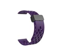LOPAKACTAG Correa de silicona for Samsung Galaxy Watch 4, 5, 6, 7, 4/6 Classic Active 2, Amazfit Bip 3, Huawei GT4, GT3 2e(Deep Purple,Watch 5 Pro 45mm)