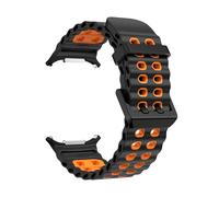 LOPAKACTAG Correa de silicona marina for Samsung Galaxy Watch 7 Ultra 47 mm, pulsera deportiva bicolor