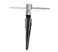 LOPAKACTAG Escariador cónico manual con mango en T de 1/8-1/2, herramienta chaflán abocinado 3-13 mm y 5-16 for desbarbar expandir orificios pasadores(Hex Shank 5-16mm)